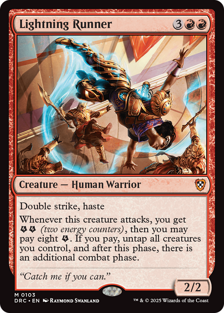 Lightning Runner (103) - Commander: Aetherdrift