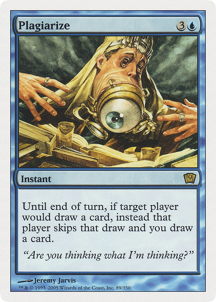 Plagiarize (089) Foil - Ninth Edition