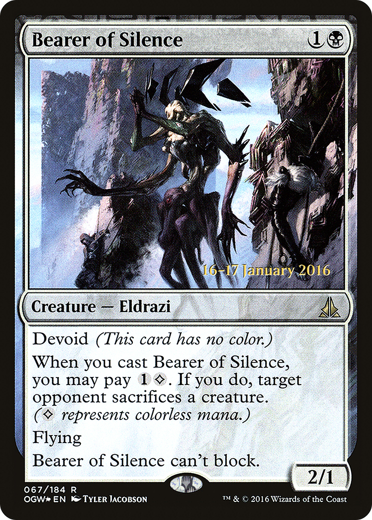 Bearer of Silence (067) Foil - Oath of the Gatewatch Promos
