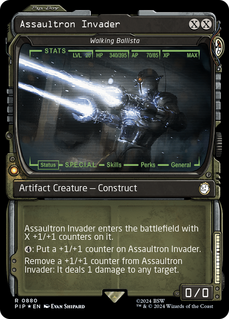 Assaultron Invader – Walking Ballista (Showcase) (Surge Foil) (Showcase) (880) Foil - Fallout