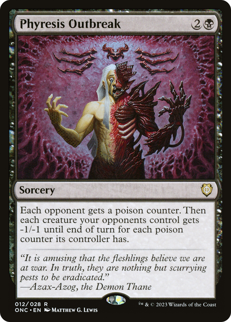 Phyresis Outbreak (012) - Phyrexia: All Will Be One Commander