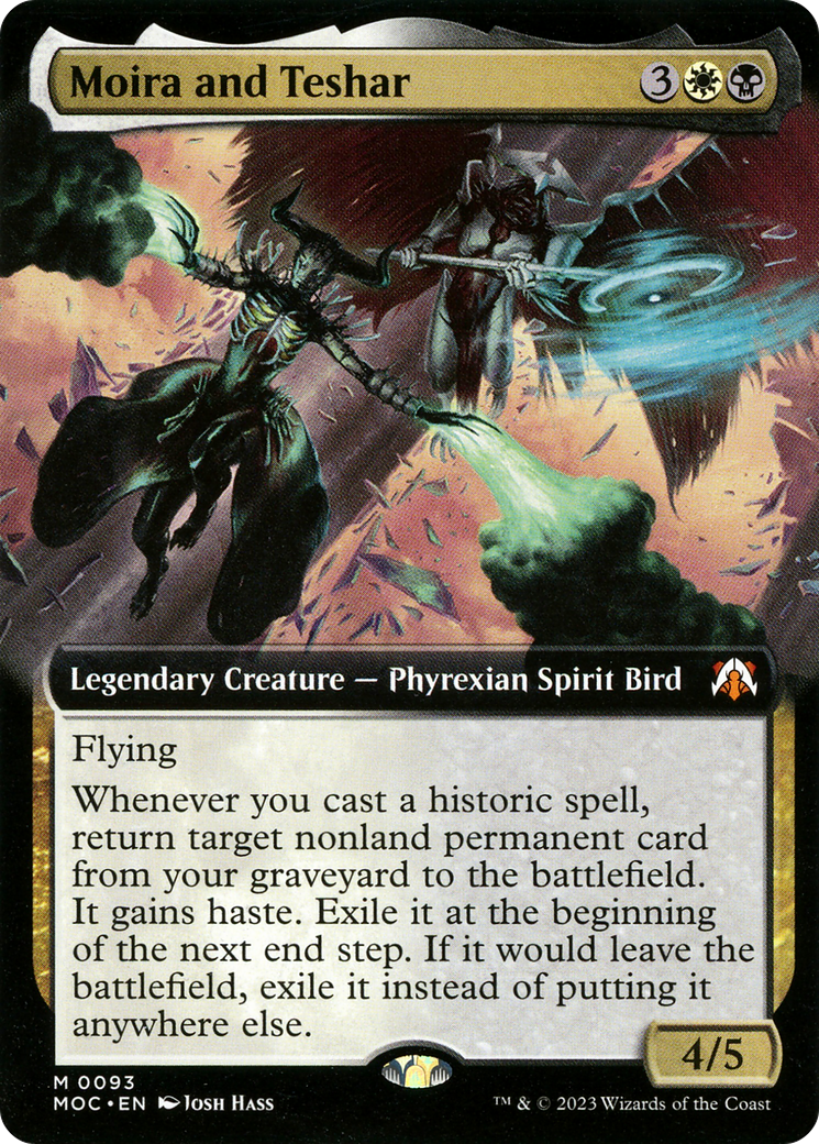 Moira and Teshar (Extended Art) (093) - March of the Machine Commander