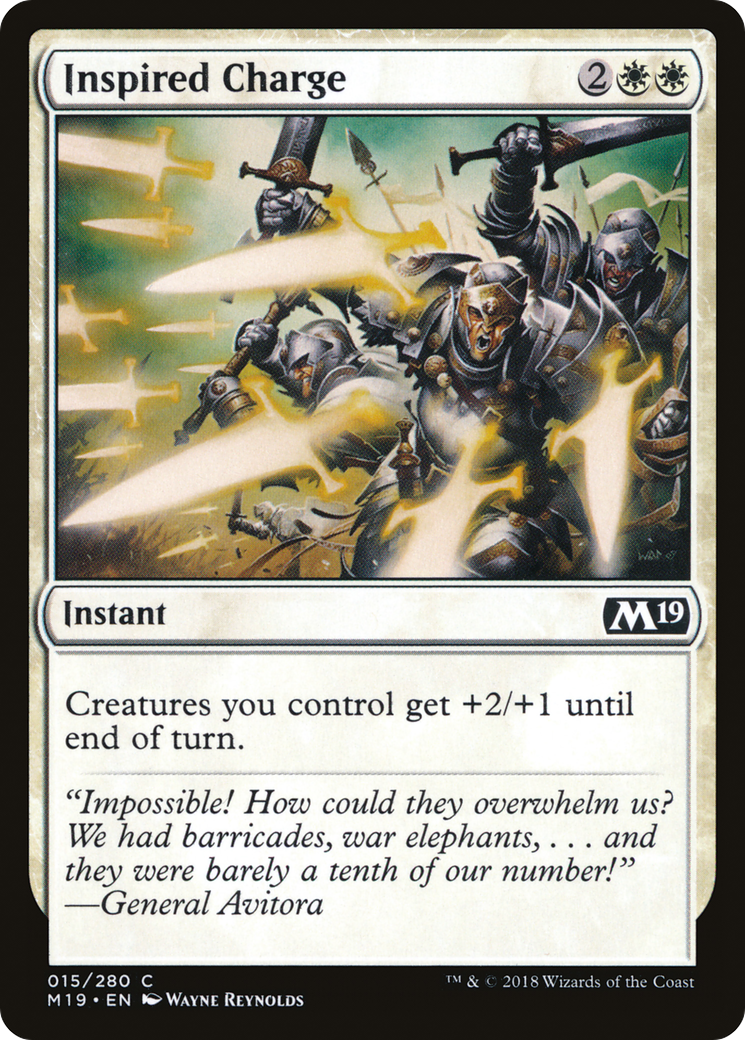 Inspired Charge (015) - Core Set 2019