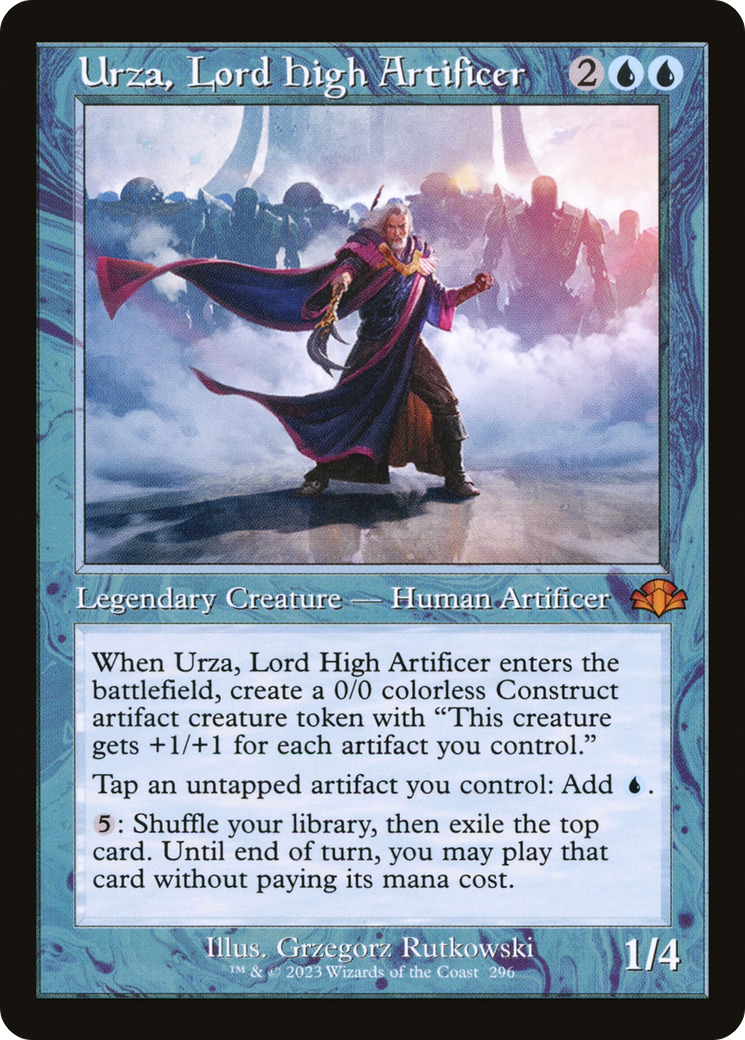 Urza, Lord High Artificer (Retro) (296) - Dominaria Remastered