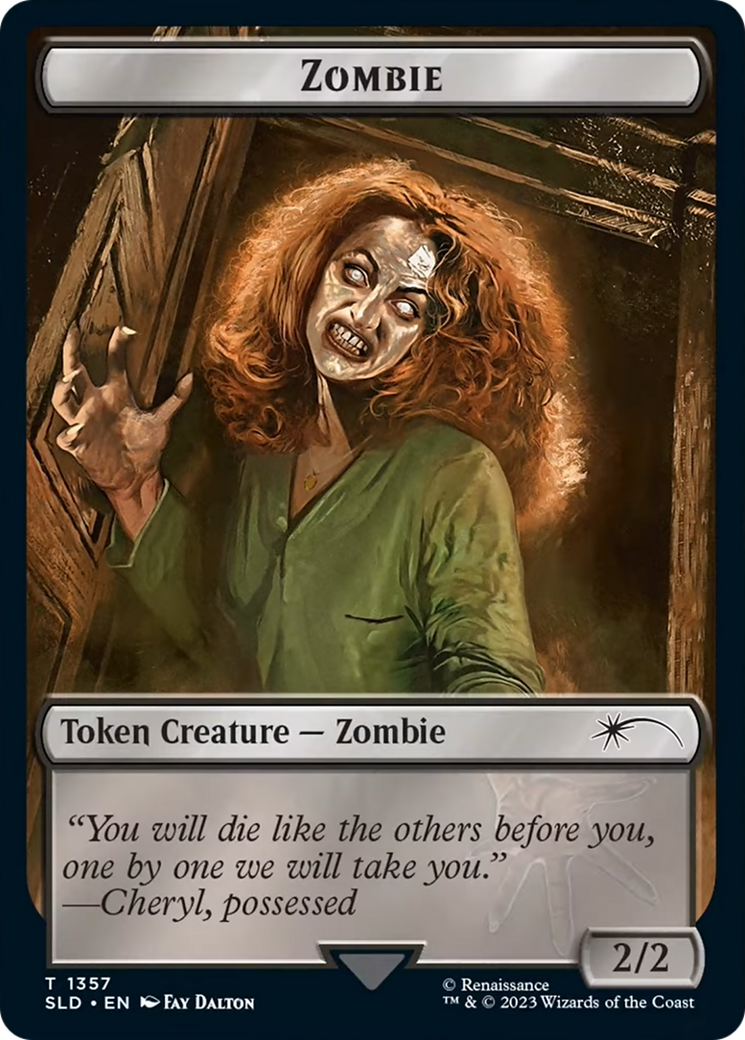 Zombie Token (1357) Foil - Secret Lair Drop