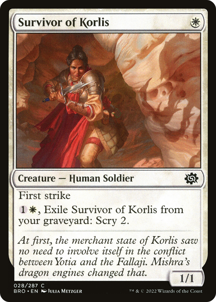 Survivor of Korlis (028) Foil - The Brothers' War