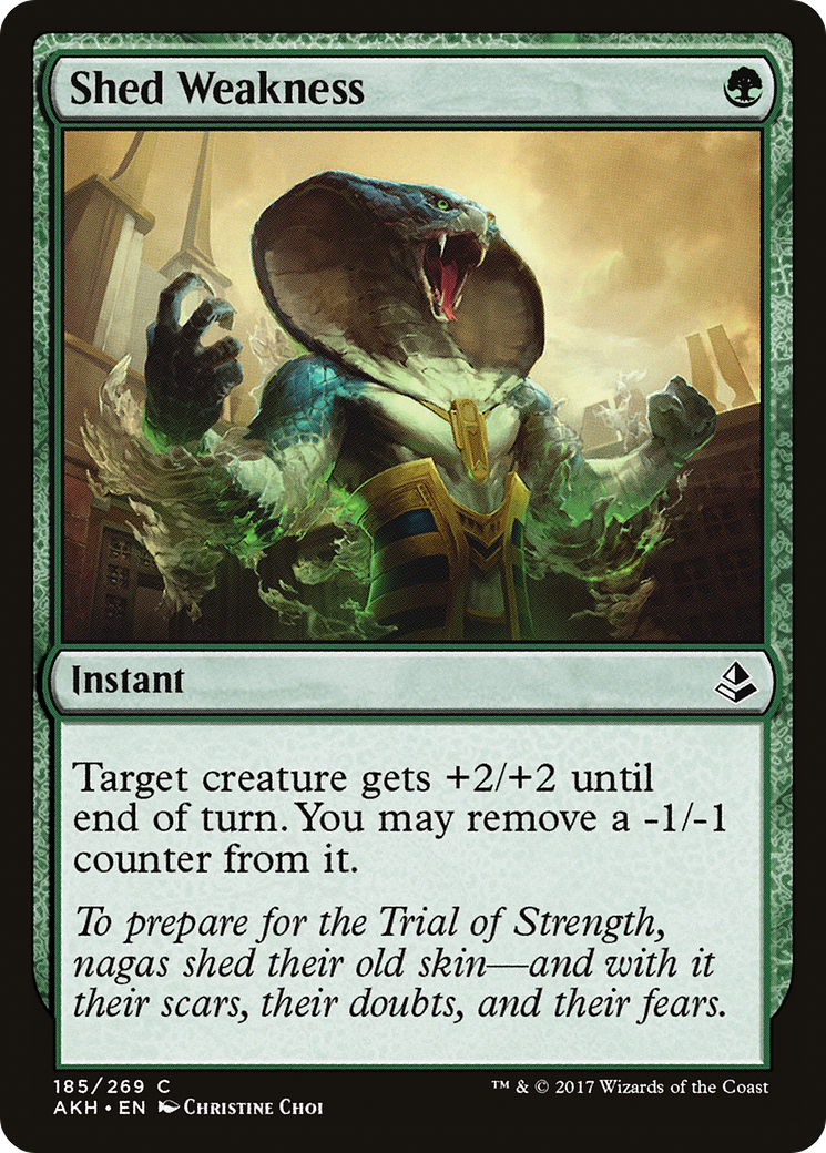 Shed Weakness (185) Foil - Amonkhet
