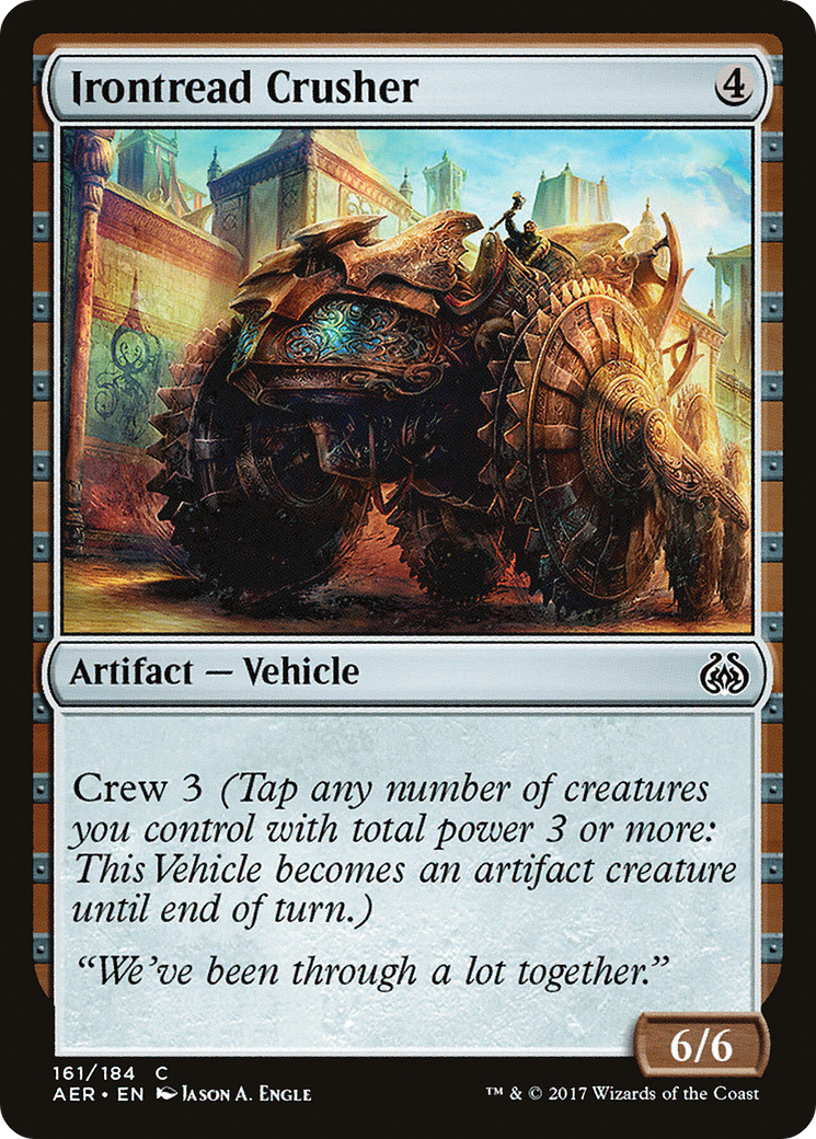 Irontread Crusher (161) Foil - Aether Revolt