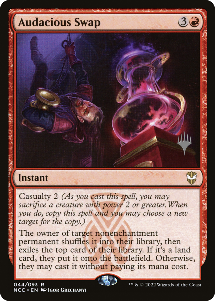 Audacious Swap (44p) Foil - New Capenna Commander Promos