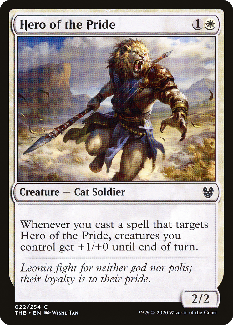 Hero of the Pride (022) Foil - Theros Beyond Death