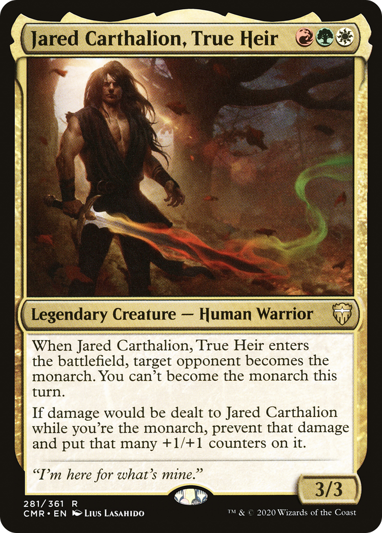Jared Carthalion, True Heir (281) Foil - Commander Legends