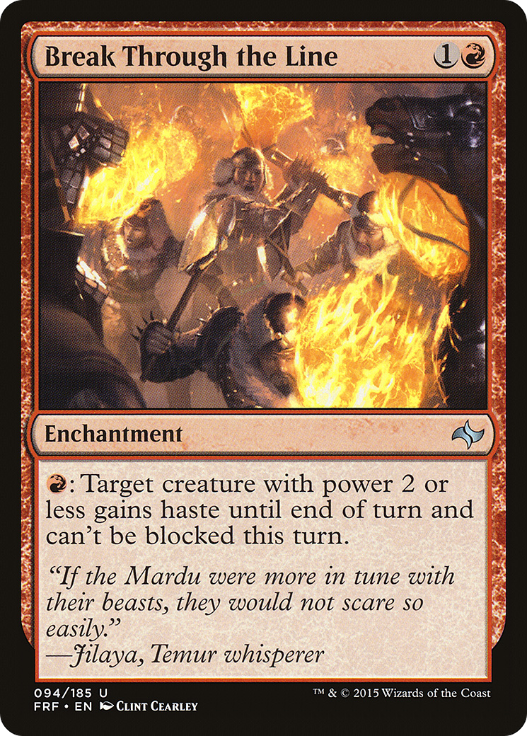 Break Through the Line (094) Foil - Fate Reforged