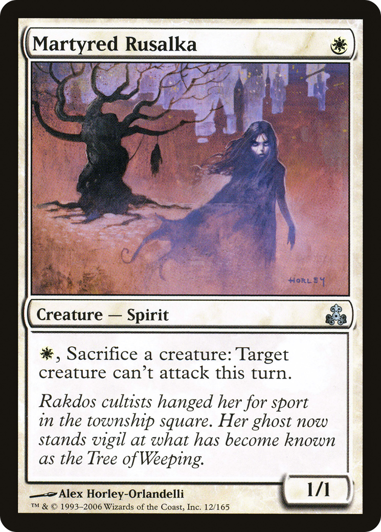 Martyred Rusalka (012) Foil - Guildpact