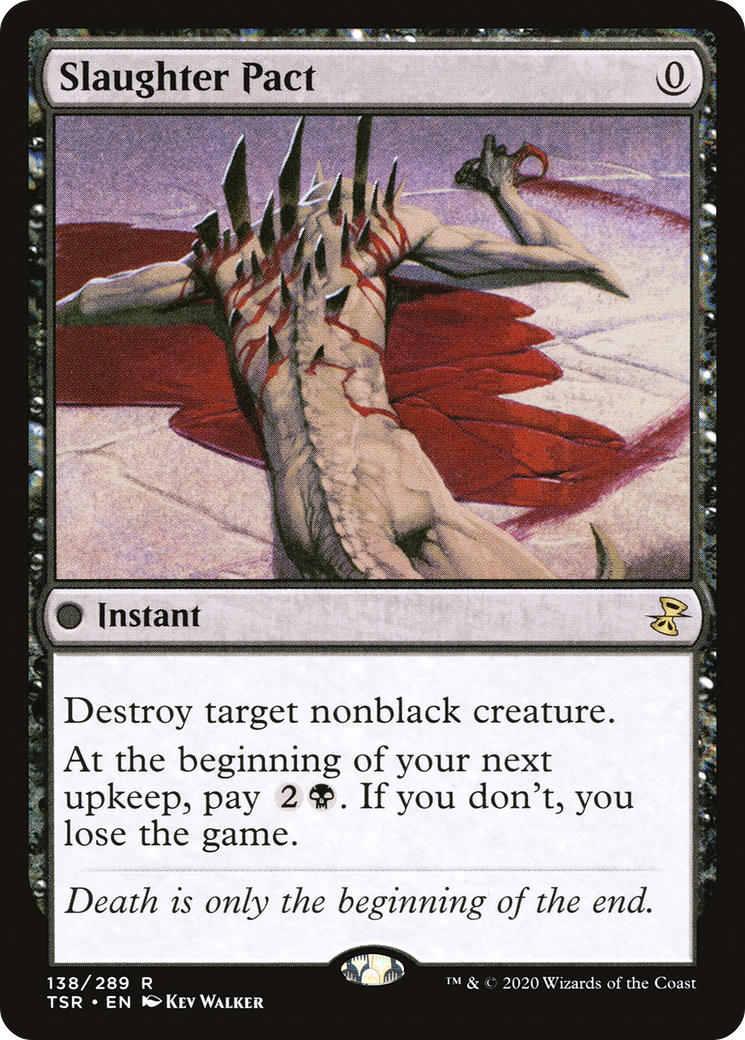 Slaughter Pact (138) Foil - Time Spiral Remastered