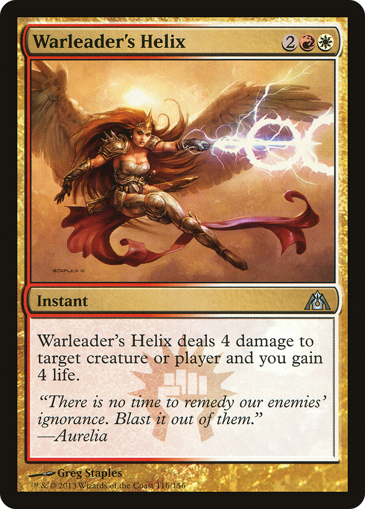 Warleader's Helix (116) Foil - Dragon's Maze