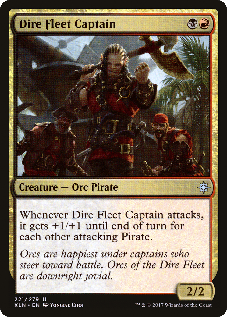 Dire Fleet Captain (221) Foil - Ixalan