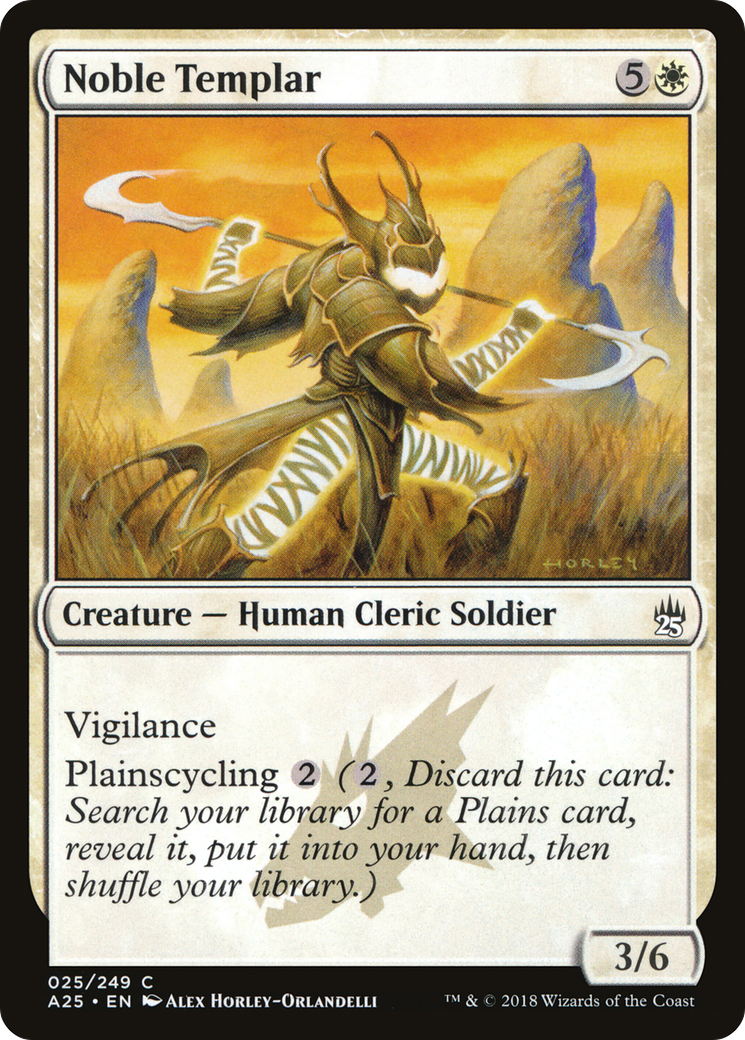 Noble Templar (025) Foil - Masters 25