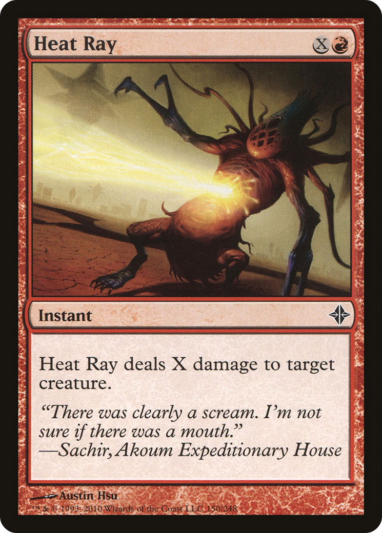 Heat Ray (150) Foil - Rise of the Eldrazi