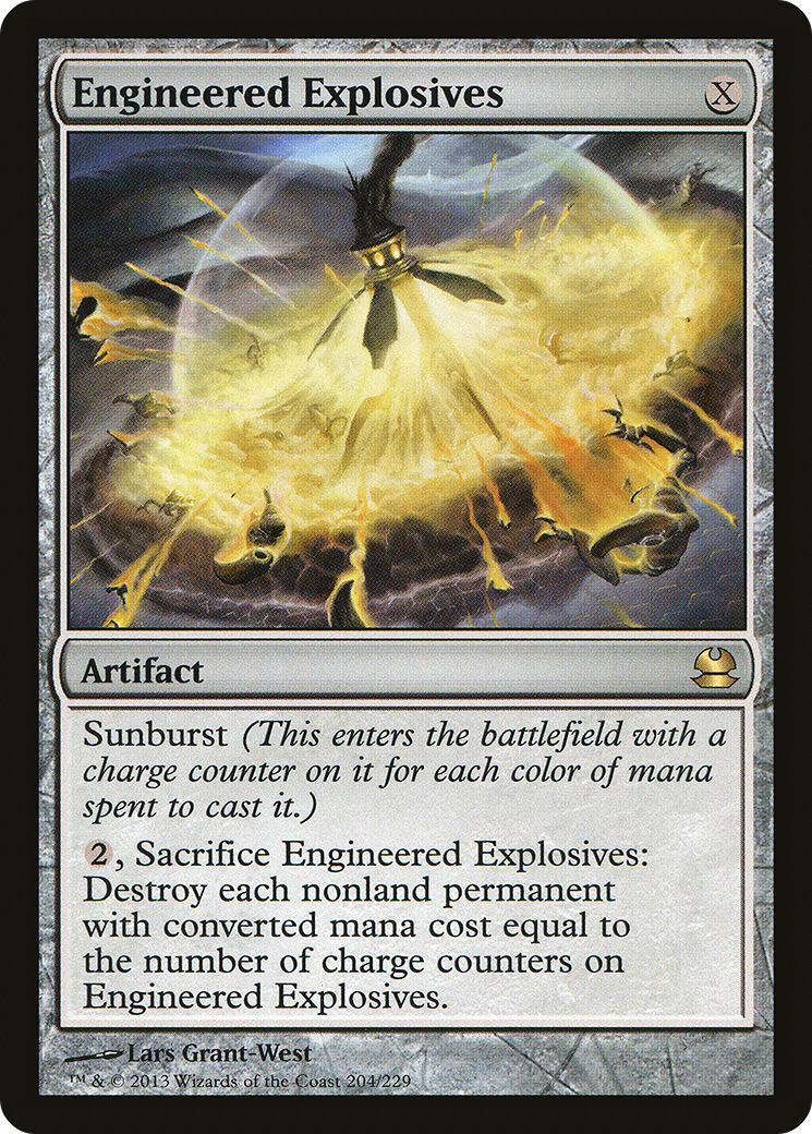 Engineered Explosives (204) Foil - Modern Masters