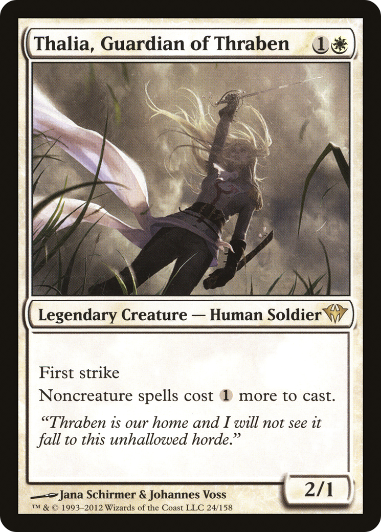Thalia, Guardian of Thraben (024) Foil - Dark Ascension