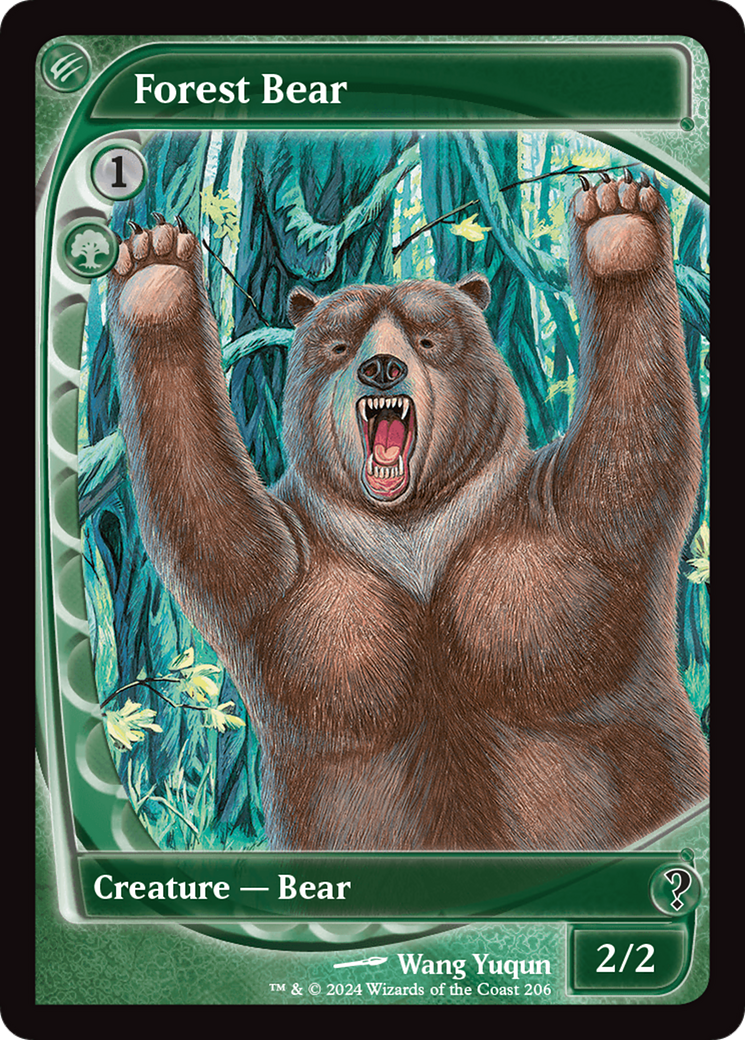 Forest Bear (Future Sight) (206) Foil - Mystery Booster 2