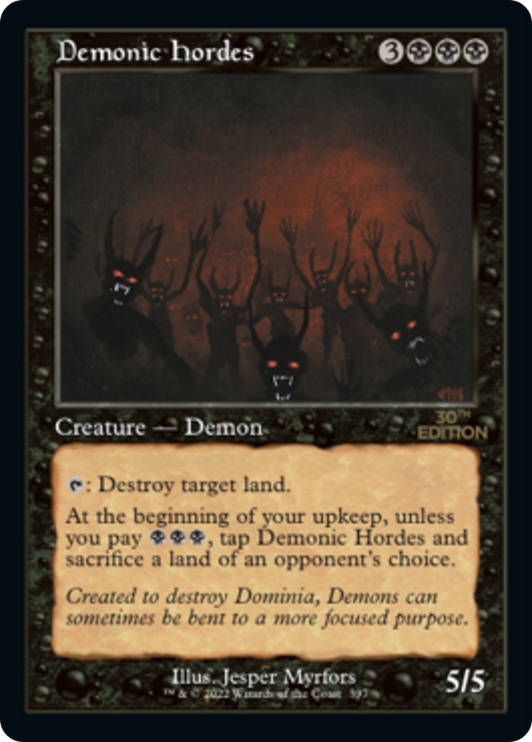 Demonic Hordes (Retro) (397) - 30th Anniversary Edition