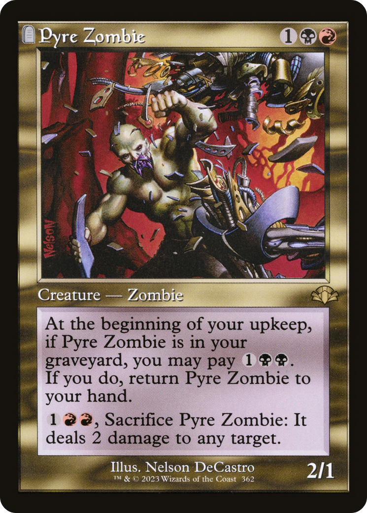 Pyre Zombie (Retro) (362) - Dominaria Remastered