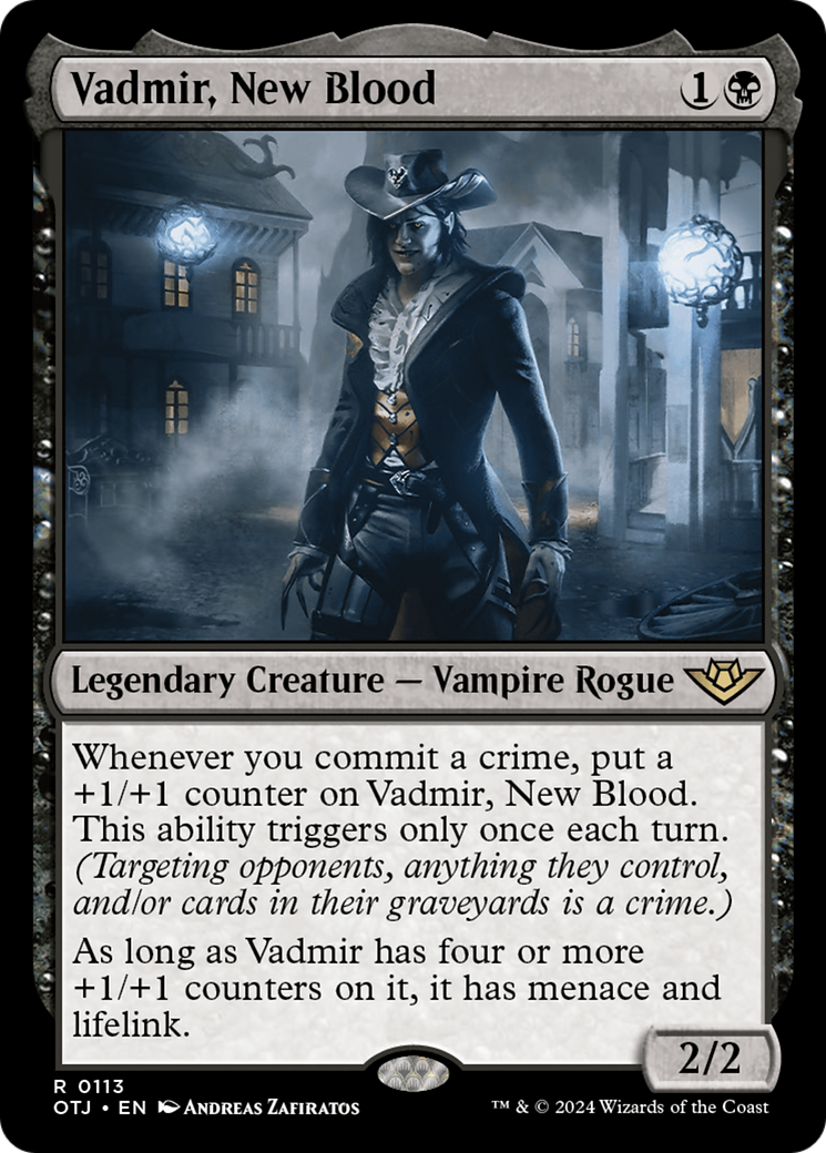 Vadmir, New Blood (113) Foil - Outlaws of Thunder Junction