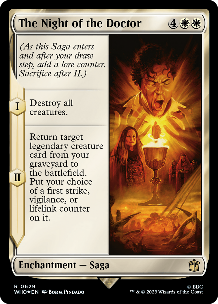 The Night of the Doctor (Surge Foil) (629) Foil - Doctor Who
