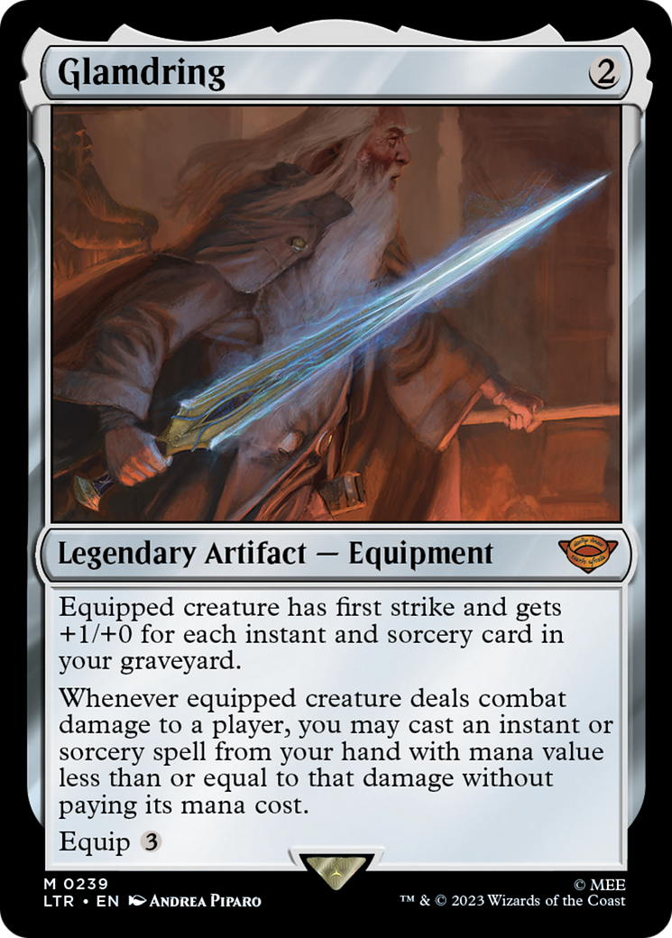 Glamdring (239) Foil - The Lord of the Rings: Tales of Middle-earth