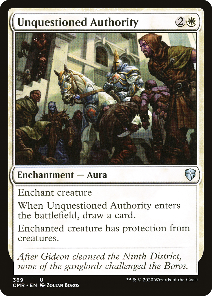 Unquestioned Authority (389) - Commander Legends