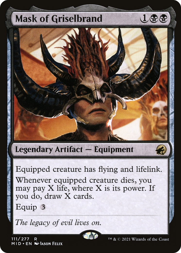 Mask of Griselbrand (111) Foil - Innistrad: Midnight Hunt