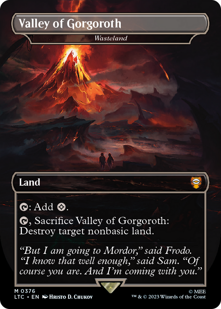 Valley of Gorgoroth – Wasteland (376) - Tales of Middle-earth Commander