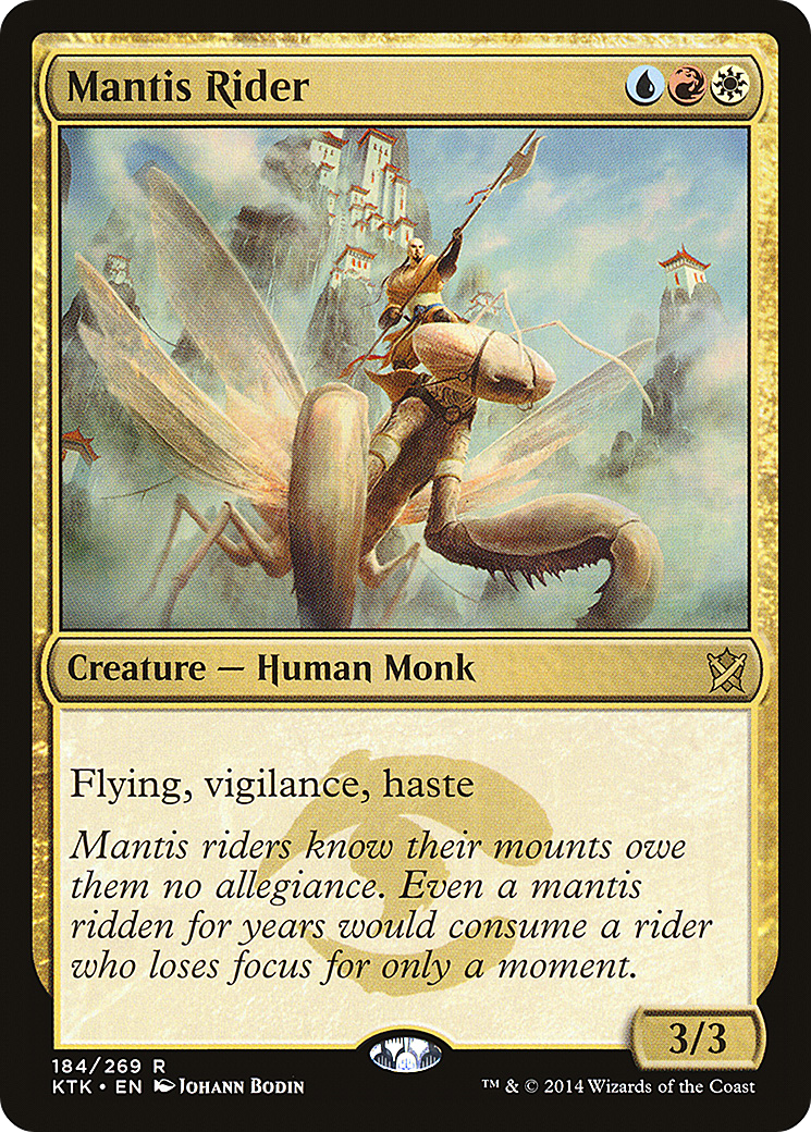 Mantis Rider (184) Foil - Khans of Tarkir