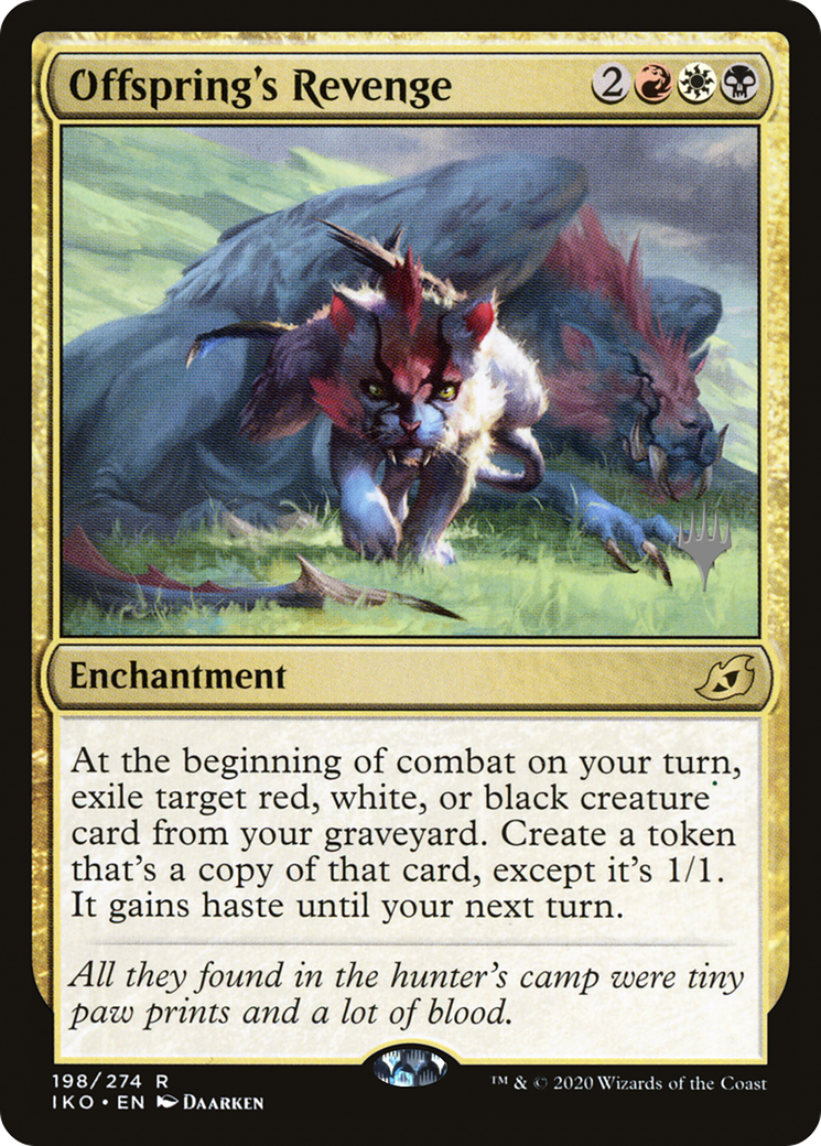 Offspring's Revenge (198) Foil - Ikoria: Lair of Behemoths Promos