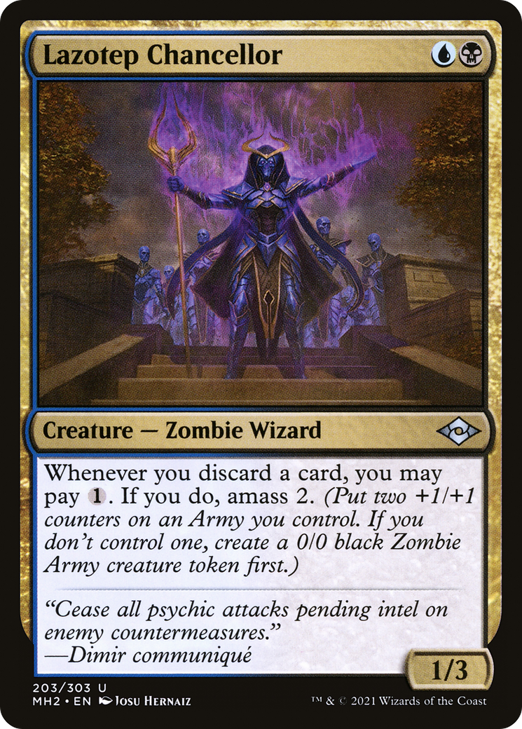Lazotep Chancellor (203) Foil - Modern Horizons 2