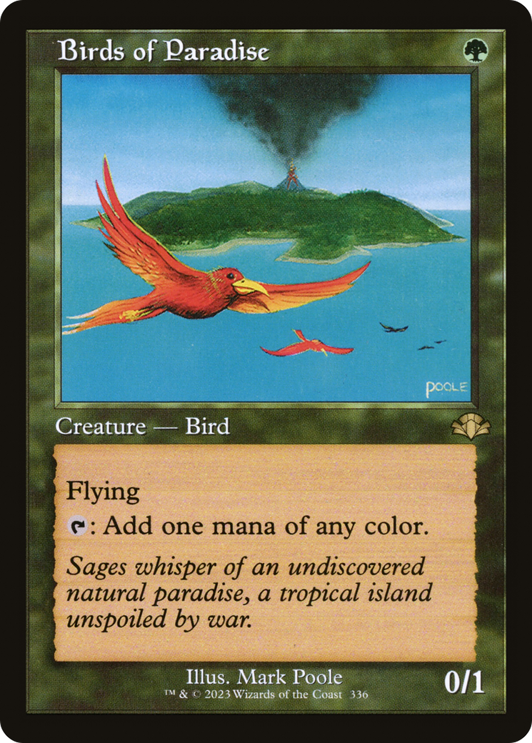 Birds of Paradise (Retro) (336) - Dominaria Remastered