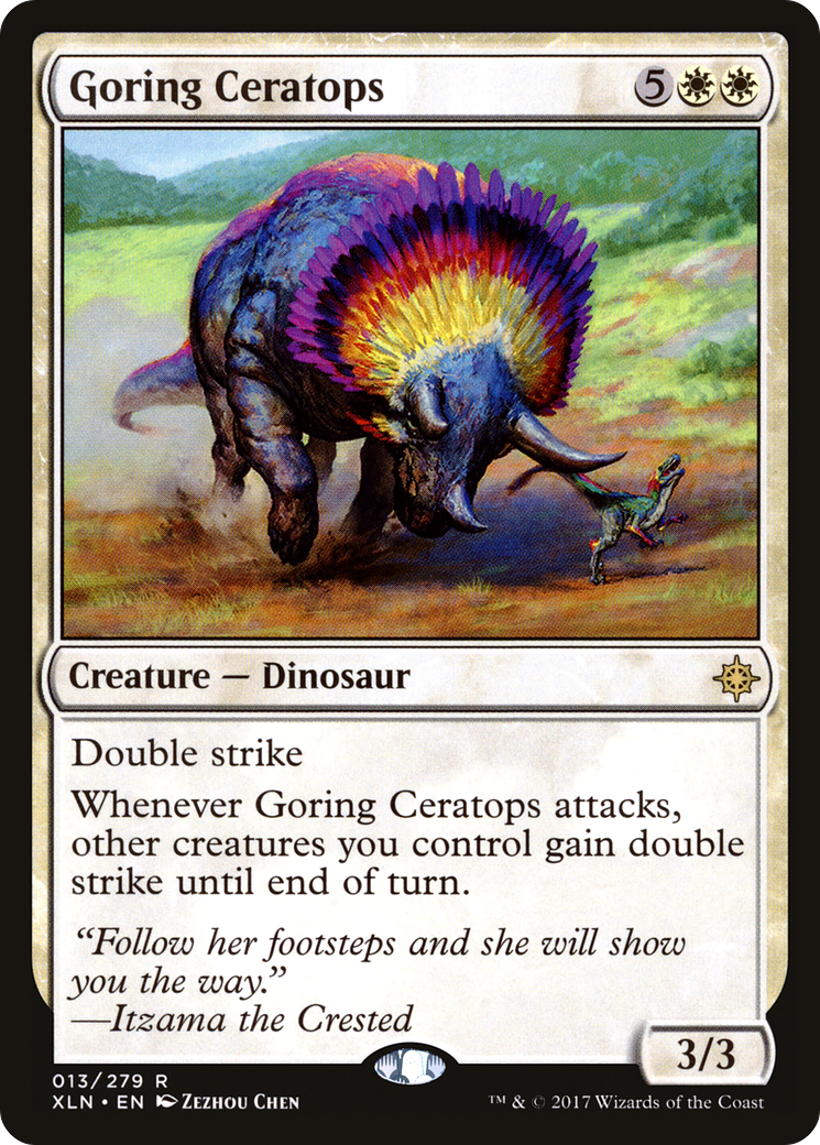 Goring Ceratops (013) Foil - Ixalan