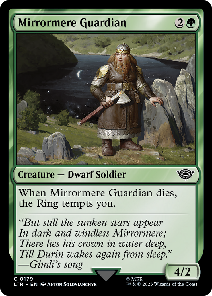 Mirrormere Guardian (179) Foil - The Lord of the Rings: Tales of Middle-earth