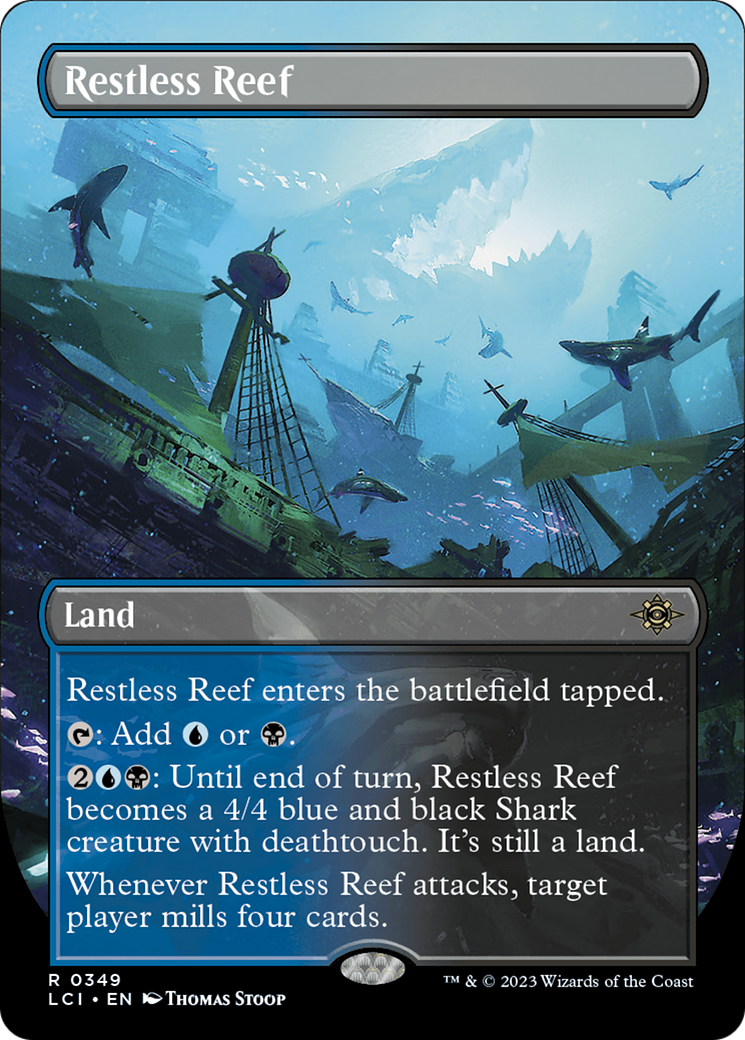 Restless Reef (Borderless) (349) - The Lost Caverns of Ixalan