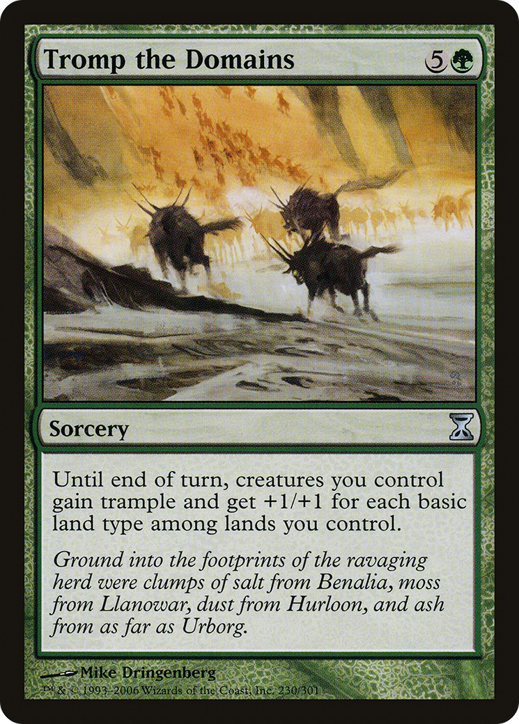 Tromp the Domains (230) - Time Spiral Foil