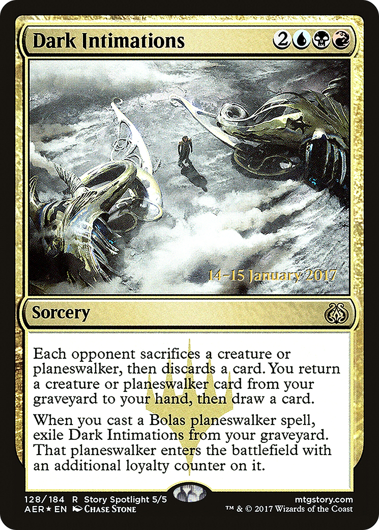 Dark Intimations (128s) Foil - Aether Revolt Promos