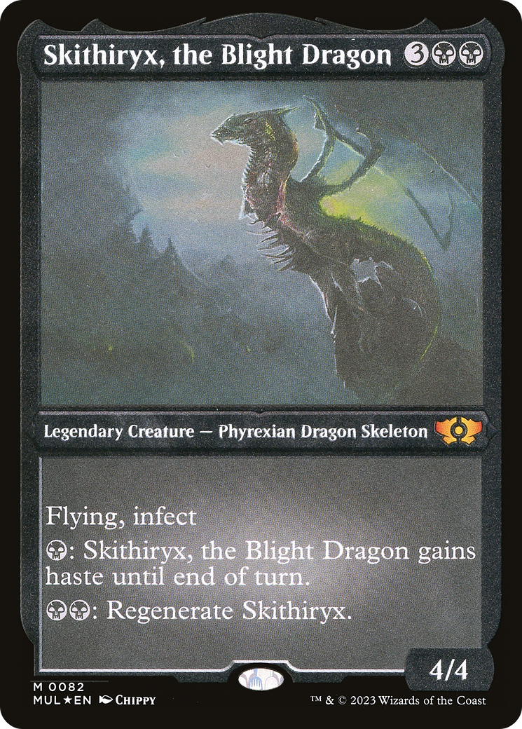 Skithiryx, the Blight Dragon (082) Foil - Multiverse Legends