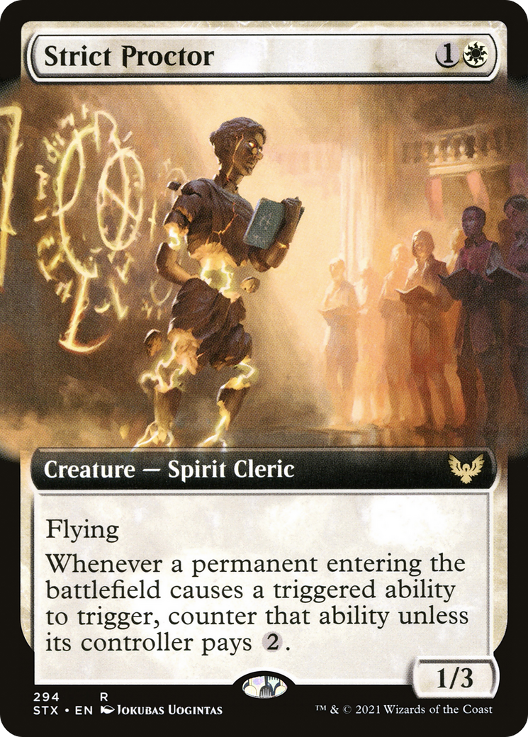 Strict Proctor (Extended Art) (294) - Strixhaven: School of Mages