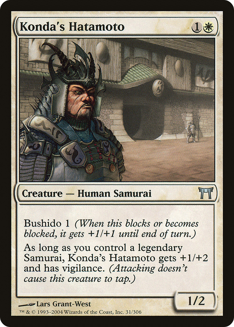 Konda's Hatamoto (031) Foil - Champions of Kamigawa