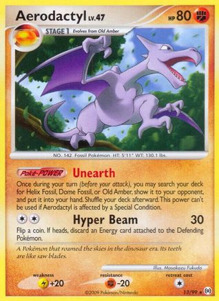 Aerodactyl (13) Reverse Holofoil - Arceus
