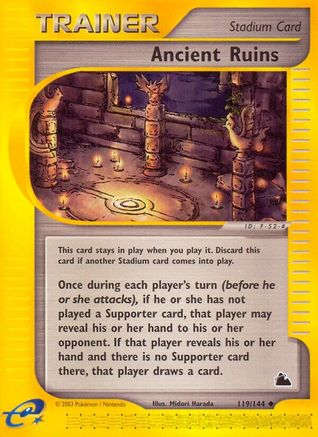 Ancient Ruins (119) Reverse Holofoil - Skyridge