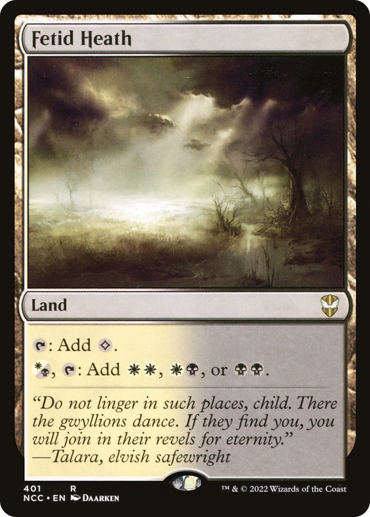 Fetid Heath (401) - New Capenna Commander