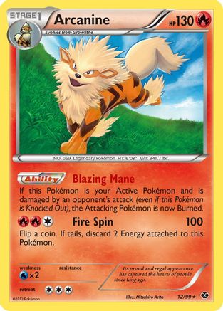 Arcanine (12) Reverse Holofoil - Next Destinies