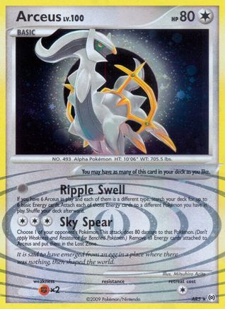 Arceus (AR5) Holofoil - Arceus